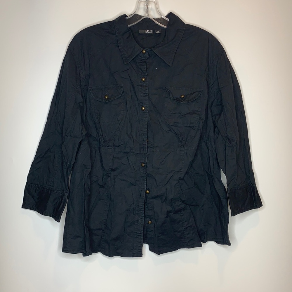 ana Black Top 2X PLUS SIZE
